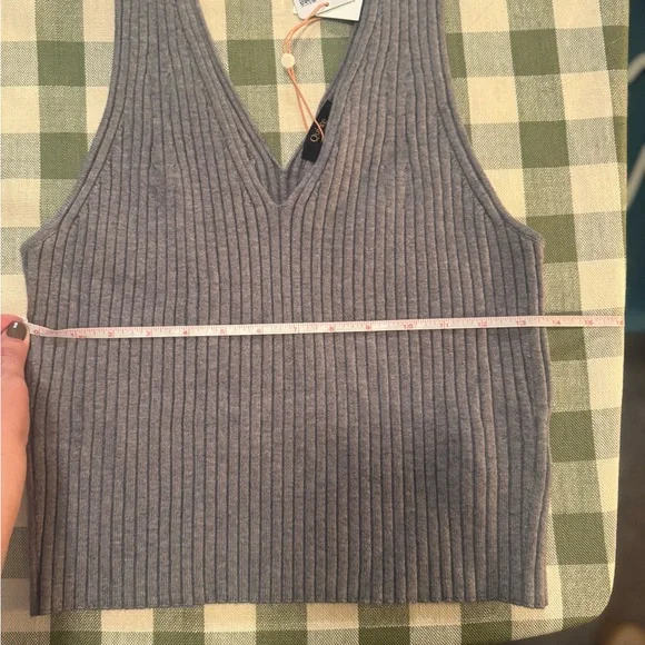 Quince Eco Knit Cropped Sweater Tank - Picture 15 of 15